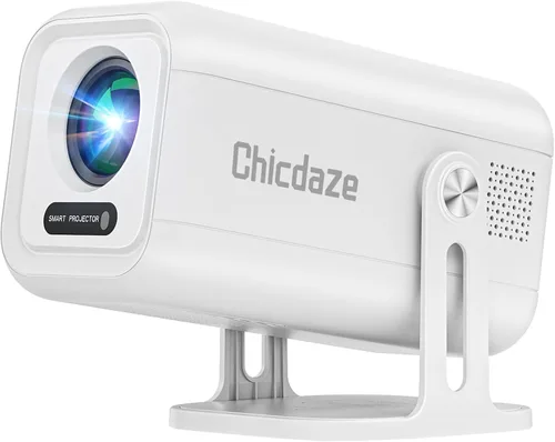 Vista 11 de Mini Proyector con WiFi y Bluetooth, Proyector Portátil Compatible con Altavoz Soundbase, 170 ANSI, Corrección Trapezoidal Vertical Automática 180°