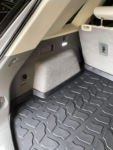 Vista 5 de Forro de carga – Tapete de maletero para Cadillac XT5 2017-2022 – Alfombrillas de maletero resistentes a la intemperie para automóviles con borde
