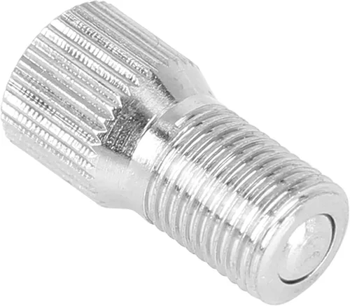 Vista 5 de Unifizz 4 unids coche cromo neumático rueda válvula tapa extensión adaptador válvula vástago extensión 0.748 in