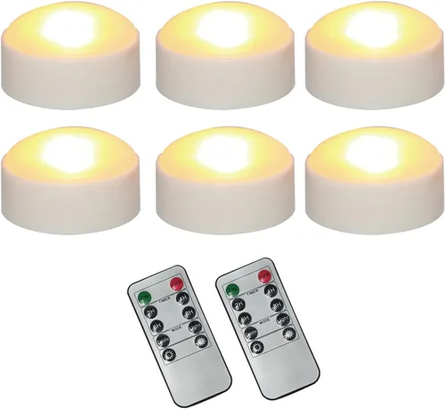 Vista 12 de CANDLE CHOICE Luz LED de calabaza de Halloween con control remoto y temporizadores, funciona con pilas, luz de linterna Jack-O-Lantern, brillante