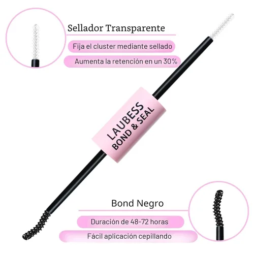 Vista 7 de Kit de extensiones de pestañas, 300 unidades, kit de extensiones de pestañas resistentes al agua, kit de extensión de pestañas, cepillo para quitar