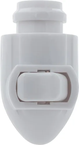Vista 3 de Módulo de luz nocturna enchufable, plástico blanco, ideal para hacer tus propias luces nocturnas decorativas, paquete de 10