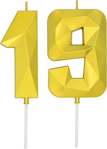 Vista 157 de DERVENTA Vela Grande de Cumpleaños Número 3D Verde Luminoso de 3.7 Pulgadas Celebración de Fiesta Aniversario Decoración Adorno para Pastel 1 Pieza