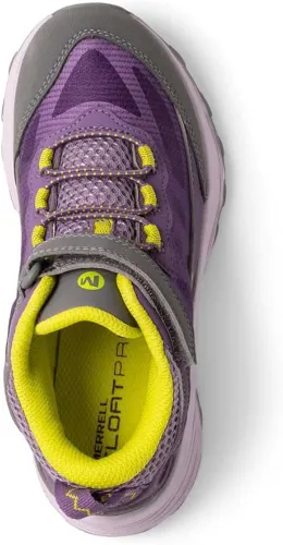 Vista 4 de Merrell Botas de senderismo unisex Moab Speed con cierre alternativo medio, impermeables, para niños