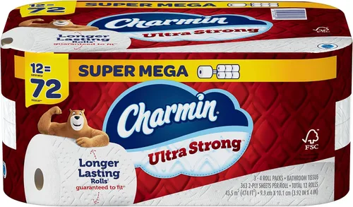 Vista 14 de Rollos dobles de papel higiénico ultra fuerte Charmin - 18