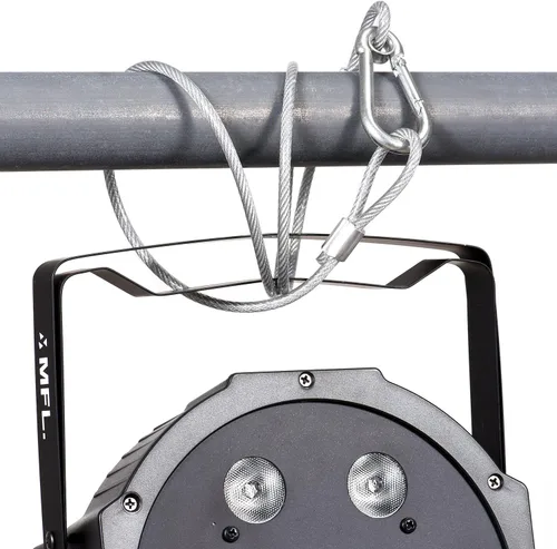 Vista 7 de MFL. Cables de seguridad para luces de escenario, carga de 110 libras, cuerda de seguridad de acero inoxidable de 31.5 pulgadas para luces