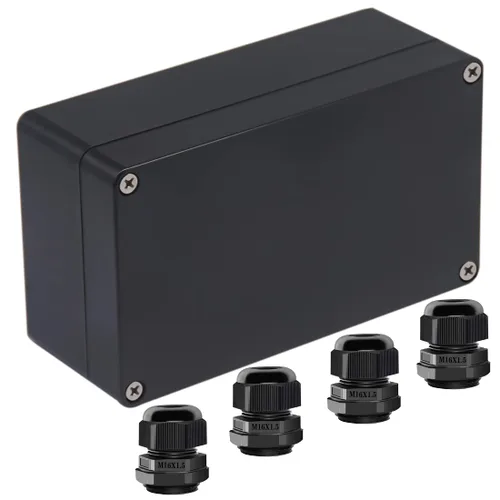 Vista 24 de Caja de conexiones Caja de conexiones IP65 impermeable de plástico ABS para proyectos eléctricos Caja de conexiones de alimentación Cajas