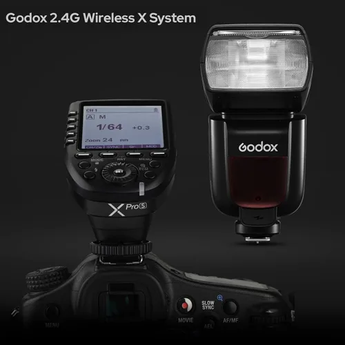 Vista 2 de Godox TT685II-N I-TTL Flash para cámara Nikon Speedlight Speedlite Flash HSS 1/8000s Speedlite Flash, sistema inalámbrico X 2.4G compatible