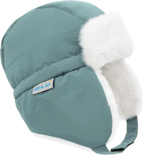 Vista 21 de JAN & JUL Gorro de invierno impermeable para bebés y niños Oso