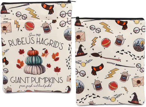 Vista 9 de BLUPARK HP Inspired Book Sleeve HP Potter Regalos Amantes de los libros Fundas de libro para libros de tapa blanda Potter Merch Regalo