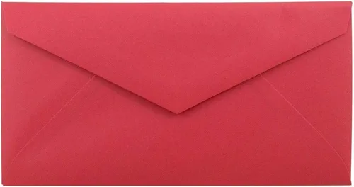 Vista 8 de JAM PAPER Sobres de invitación de colores A1 de 4 barras - 3 5/8 x 5 1/8 - Rojo reciclado - 100
