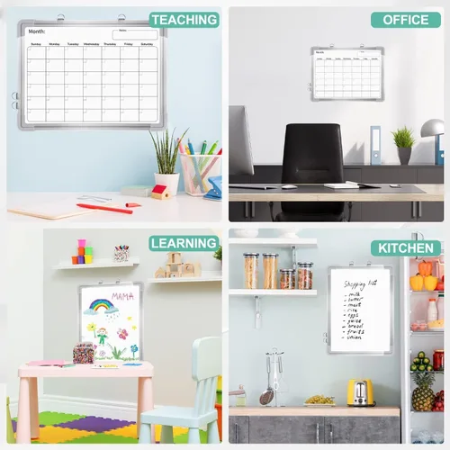 Vista 6 de NUNET Soporte para libros de bambú ajustable de 16 x 12 pulgadas de altura con imanes/barra de regla para caballete de arte, soporte para libros