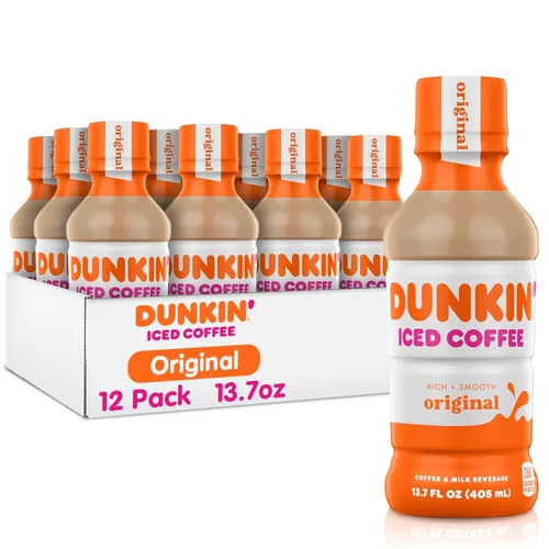 Vista 9 de Dunkin' Botella de café helado de caramelo, 13.7 onzas líquidas, paquete de 12