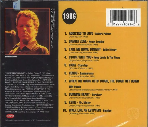 Vista 2 de Billboard Top Hits 1986