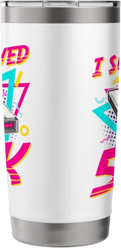 Vista 4 de 90s Nostalgia Retro 90s Dial Up Internet Vintage Stainless Steel Insulated Tumbler