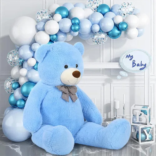 Vista 5 de MaoGoLan Oso de Peluche Teddy Gigante, Animal de Peluche Grande de Tamaño Real, 5 Pies, Suave y Esponjoso Gran Regalo de Oso Teddy para Baby Shower