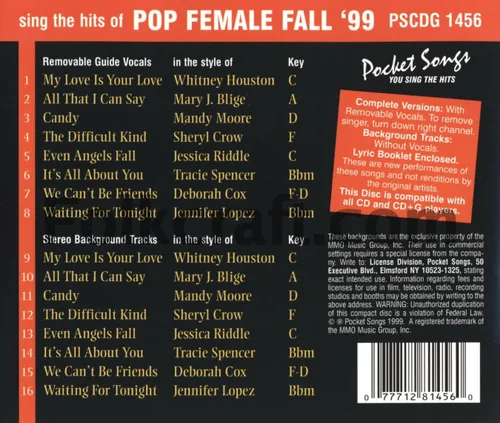 Vista 2 de Female Pop 1999