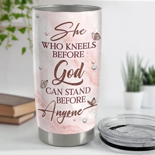Vista 4 de SANDJEST Vaso personalizado Reina Negra de la Fe con Biblia de 20oz/30oz con tapa, regalo para mujeres afroamericanas, chica negra, aliento