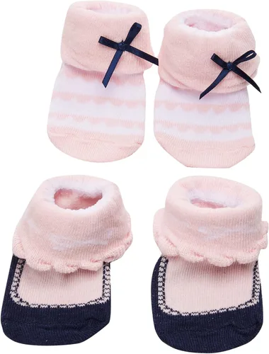 Vista 2 de Hudson Baby Conjunto de diadema y calcetines unisex para bebé