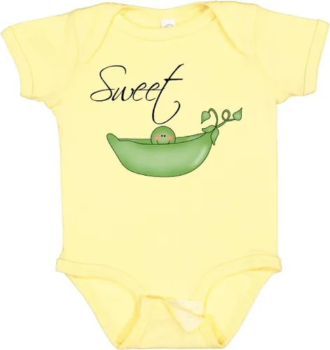 Vista 24 de inktastic Body de bebé Sweet Pea 0020 Blanco