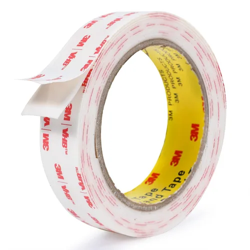 Vista 8 de Cinta de doble cara de 0.39 pulgadas x 9.85 pies, cinta de montaje extraíble resistente, tiras adhesivas para colgar cuadros