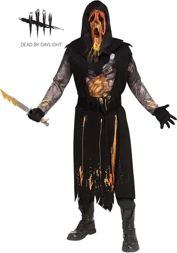 Vista 2 de Fun World Scorched Ghostface Men's Costume