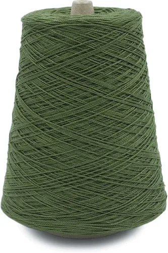 Vista 38 de Silk City Fibers, 5/2 hilo de algodón mercerizado Perle, azul marino oscuro, 1 cono Hilo de diseñador para tejer, tejer y ganchillo, prendas