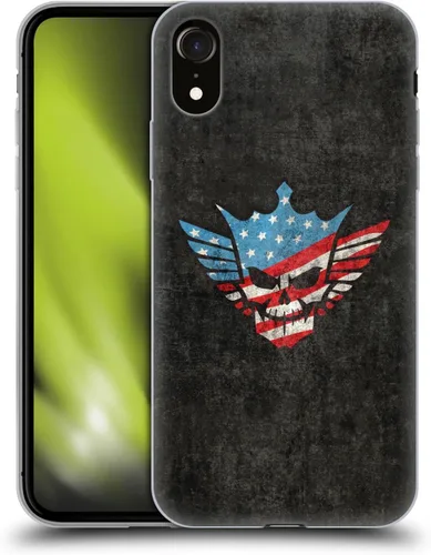 Vista 89 de Head Case Designs Funda de gel suave con licencia oficial de la WWE American Nightmare Flag Cody Rhodes Graphics compatible con Apple iPhone 7