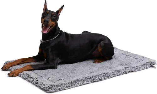 Vista 23 de PELZIN Stoutwool - Cama indestructible para perros, almohadilla mullida a prueba de masticados, almohadilla resistente para masticadores agresivos