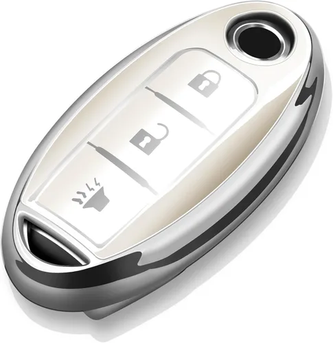 Vista 20 de Tukellen Compatible con Nissan - Funda para llavero de TPU suave para Infiniti X-Trail Rogue Altima Quest Pathfinder Sentra Patrol CIMA Fuga Armada