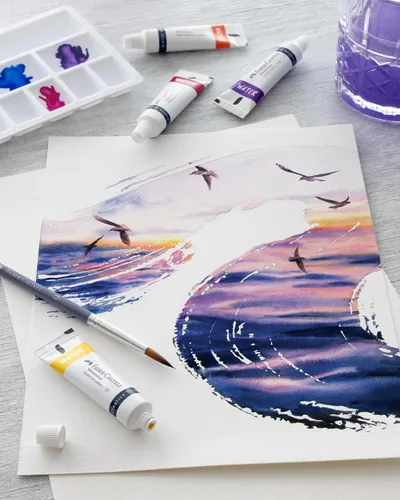 Vista 5 de Faber-Castell Pinturas de acuarela, multicolor, tubo de pintura, agua de color para artista de acuarela