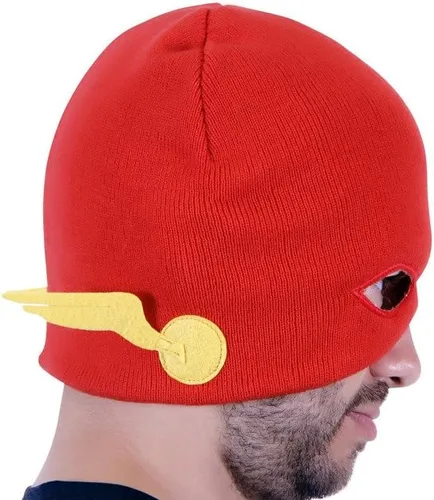 Vista 2 de DC Comics The Flash Bolt - Gorro para adulto, color rojo, Rojo