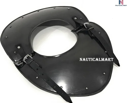 Vista 2 de Nautical-Mart Armadura gótica medieval Gorget Accesorios Caballeros Cuello Armadura Traje