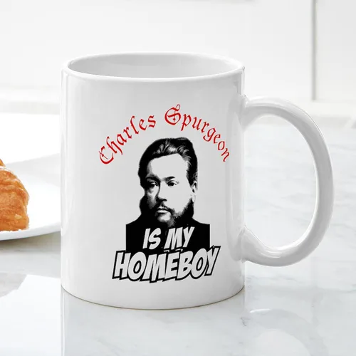 Vista 3 de CafePress Spurgeon Homeboy - Taza de café de cerámica de 11 oz (11.0 fl oz)