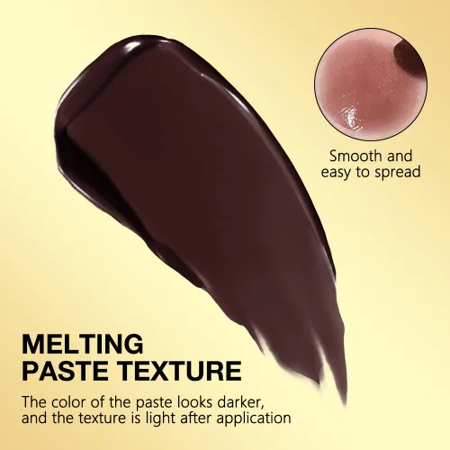 Vista 5 de Tinte labial marrón oscuro con tinte de miel, bálsamo labial, brillo labial, lápiz labial, tintes labiales hidratantes transparentes, color labial