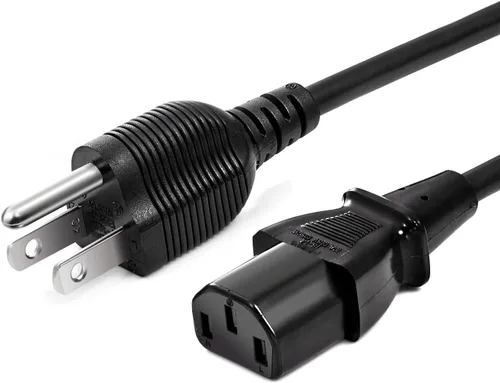 Vista 7 de Chanzon Cable de alimentación de CA 3 clavijas NEMA 5-15P IEC320C13 10A