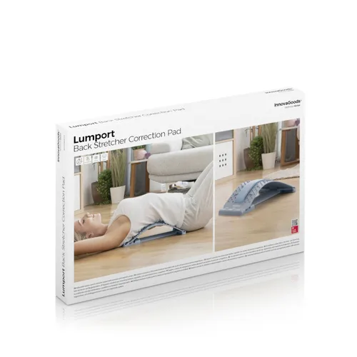 Vista 13 de Soporte Corrector de Estiramiento Lumbar con Puntos de Presión y Magnéticos Lumport InnovaGoods