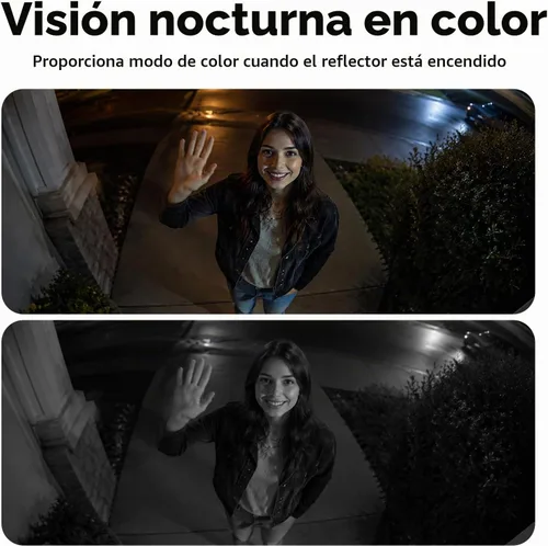 Vista 7 de 2K Security Cameras Wireless Outdoor,WiFi Cameras for Home Security White-2pack