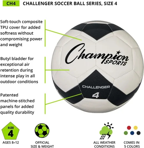 Vista 3 de Champion Sports Balón de fútbol Challenger