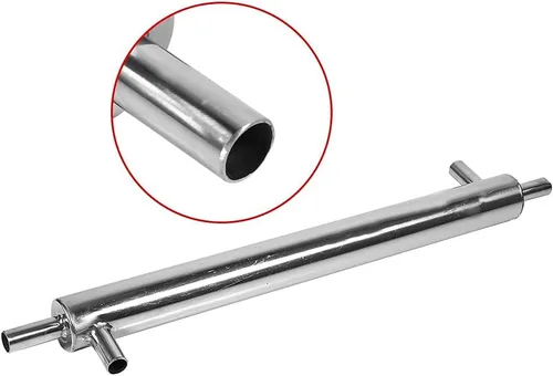 Vista 4 de Fdit Condensador del destilador más fresco, tubo externo del tubo de enfriamiento del acero inoxidable 304 para la cervecería casera