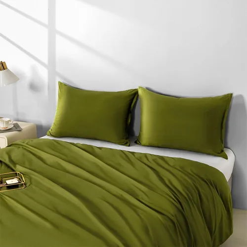Vista 26 de Paquete de 2 fundas de almohada de microfibra tamaño estándar con cremallera, fundas de almohada color beige, suaves y cómodas, no se encogen Beige
