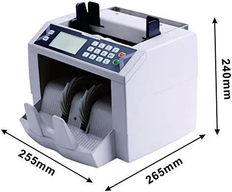 Vista 8 de Contador de billetes SGL-301 Topload contador de billetes externo con detección de falsificación UV, MI, e IR