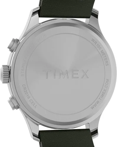 Vista 5 de Timex Expedition Field Chronograph 43mm Mens Analog Watch INDIGLO Backlight Durable Comfortable Adjustable Strap Rugged Outdoor Watch 100M Water