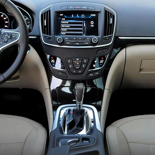 Vista 4 de Flylin - Pomo de cambio de marchas automático para coche, pomo de cambio de marchas con cubierta, mango de palanca de cambios para Buick GM ZR Regal