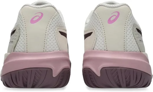 Vista 6 de Zapatillas de tenis para niños ASICS Gel-Resolution X Grade School Avena suave/berenjena oscura
