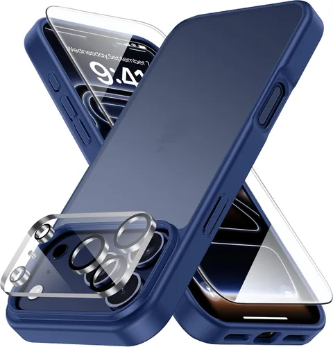 Vista 146 de Yriklso 3 en 1 Funda Magnética Fuerte para iPhone Air, 1X Protector de Pantalla + 1X Protector de Lente de Cámara, Cubierta Protectora a Prueba