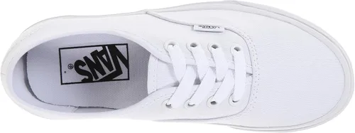 Vista 2 de Vans Zapatos de skate auténticos unisex True White, 7.5, Blanco