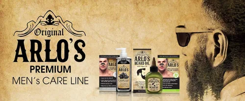 Vista 3 de Arlo's Aceite de barba original 99% natural, potenciador del crecimiento pro-crecimiento, 2.5 onzas líquidas