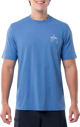 Vista 2 de Guy Harvey Camiseta de manga corta Offshore Fish Collection para hombre