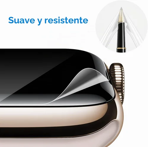Vista 4 de JETech Protector de pantalla compatible con Apple Watch SE (2022/2020) /Series 6 5 4 de 1.57 pulgadas, película transparente de TPU HD, paquete de 3